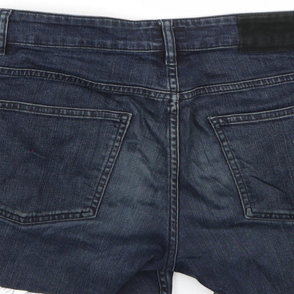 Loop Womens Blue   Cut-Off Shorts Size 31 in