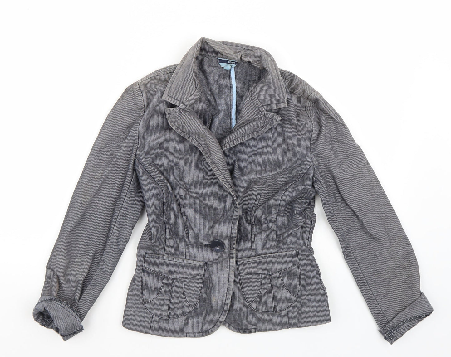 Womens UK Size 8 Oasis Blue Jacket