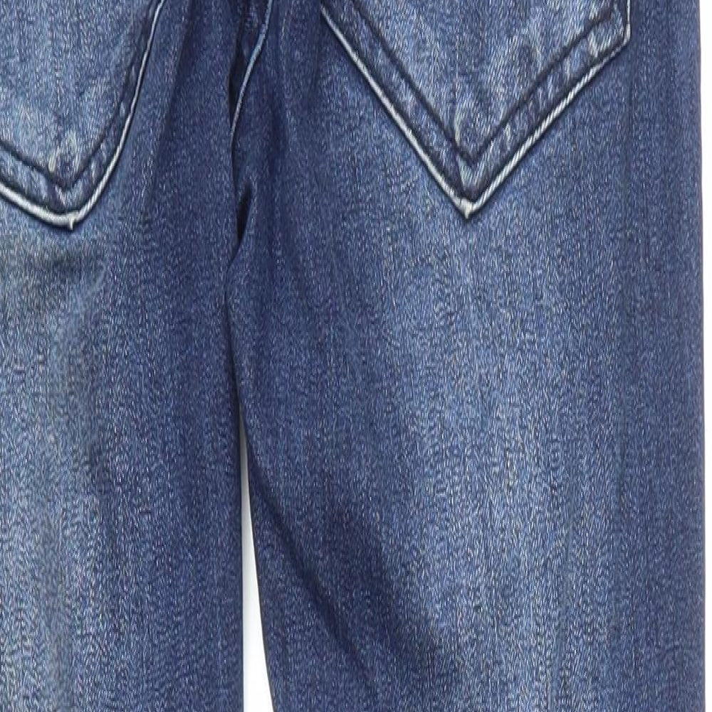 ILLUSIVE LONDON Womens Blue  Denim Mom Jeans Size XS