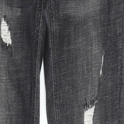 Sixth June Womens Black  Denim Skinny Jeans Size 10
