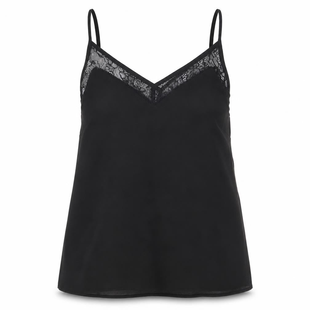 Womens UK Size 8 NewLook Black Basic Blouse