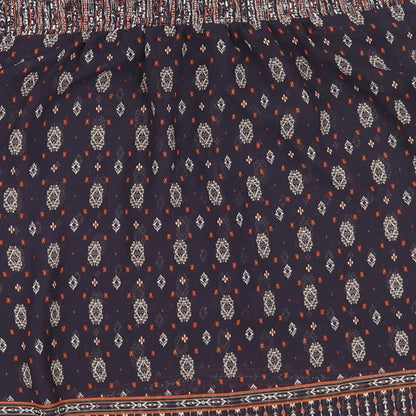 NewLook Womens Purple Argyle/Diamond Mesh Basic Blouse Size 6