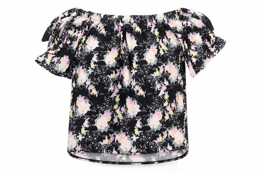 Womens UK Size 10 NewLook Black Basic T-Shirt