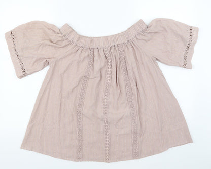 Womens UK Size 8 NEXT Pink Basic T-Shirt