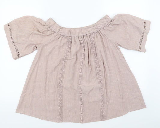 Womens UK Size 8 NEXT Pink Basic T-Shirt