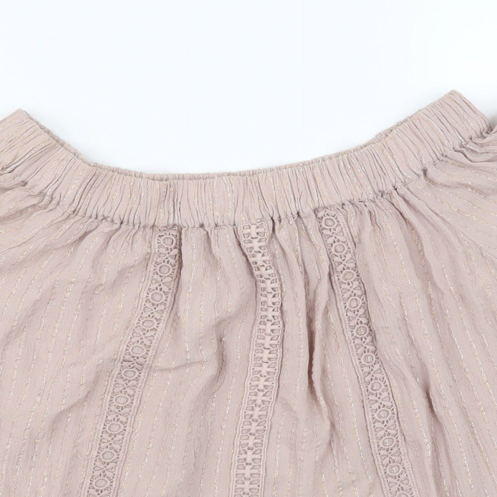 Womens UK Size 8 NEXT Pink Basic T-Shirt