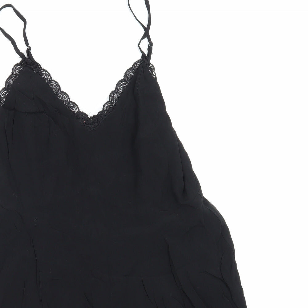 FOREVER 21 Womens Black   Basic Blouse Size M