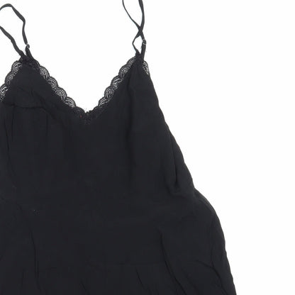 FOREVER 21 Womens Black   Basic Blouse Size M