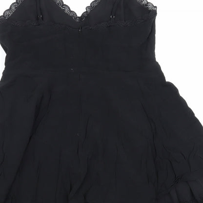 FOREVER 21 Womens Black   Basic Blouse Size M