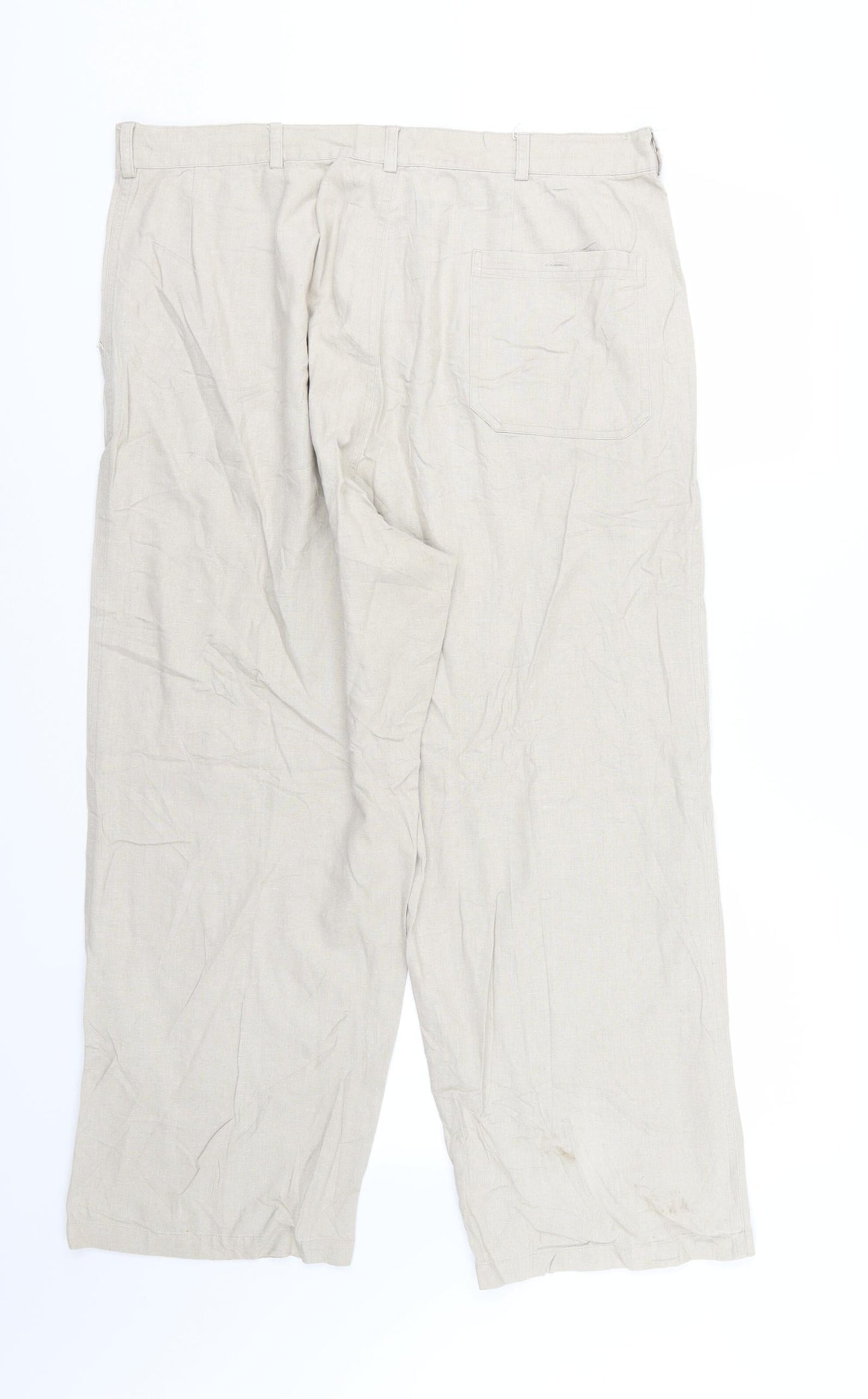 Tonger Womens Beige   Trousers  Size 36 L27 in