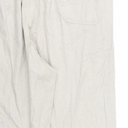Tonger Womens Beige   Trousers  Size 36 L27 in