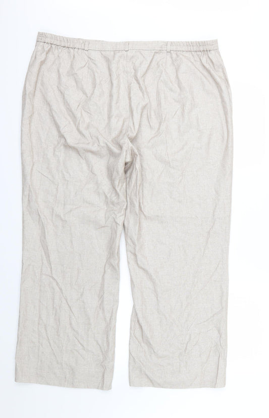 Debenhams Womens Beige   Trousers  Size 22 L27 in