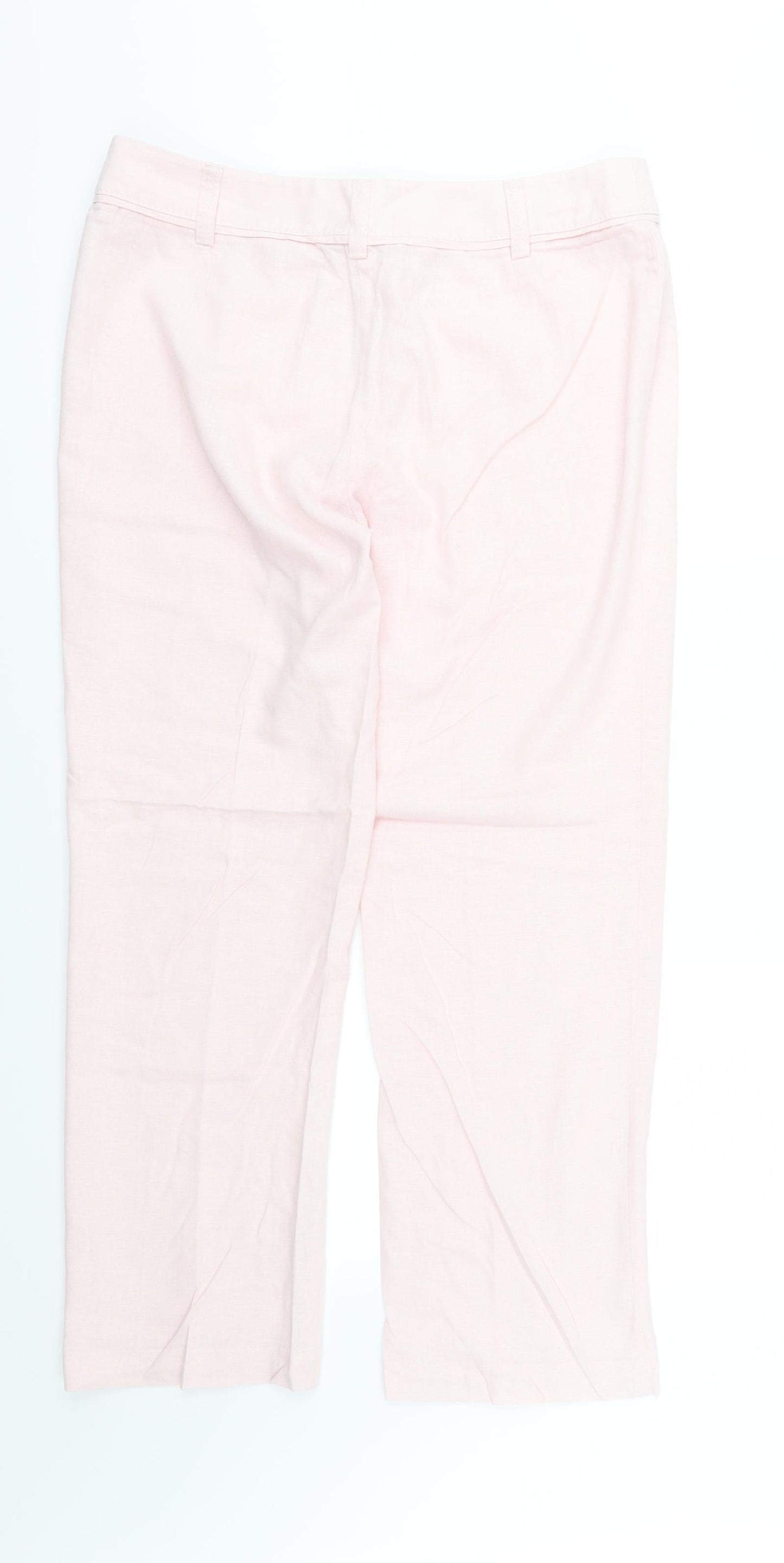 Womens UK Size 36 Marks and Spencer Regular Fit  Pink Trousers