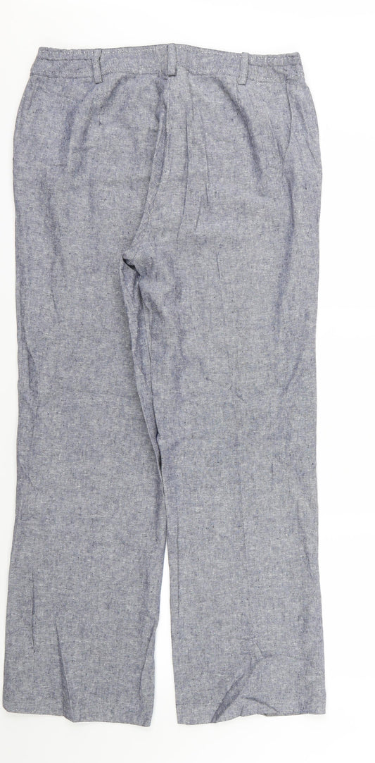 Damart Womens Blue   Trousers  Size 14 L29 in