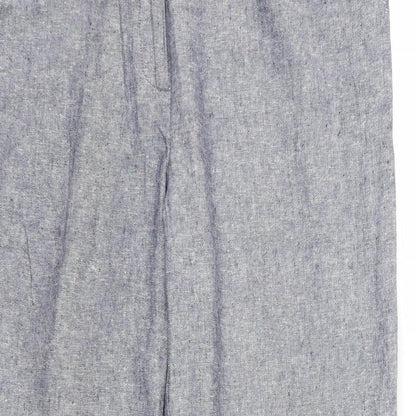 Womens UK Size 14 Damart Regular Fit  Blue Trousers