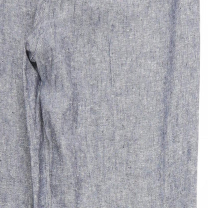Womens UK Size 14 Damart Regular Fit  Blue Trousers