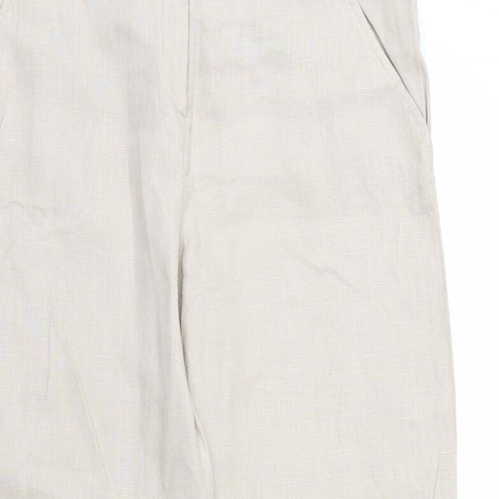 Womens UK Size 12 Wallis Regular Fit  Brown Trousers