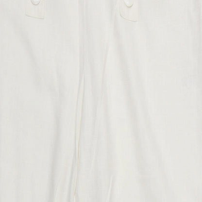 Womens UK Size 16 BHS Regular Fit  White Trousers