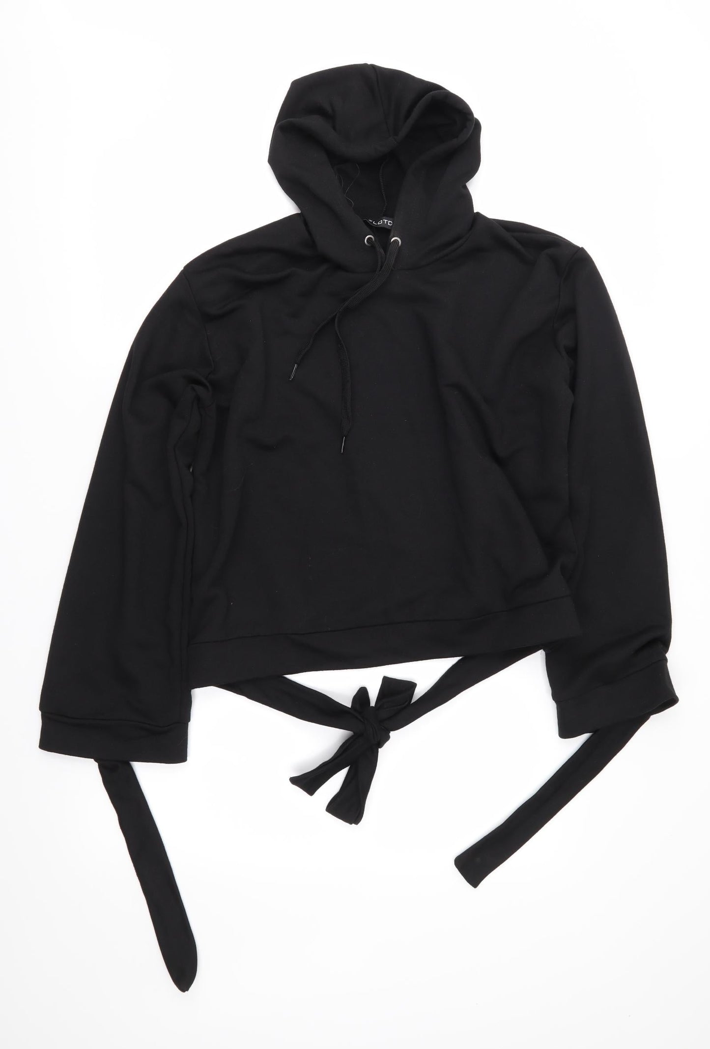 Womens UK Size 14 Look of the Day Black Pullover Hoodie
