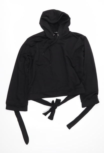 Womens UK Size 14 Look of the Day Black Pullover Hoodie