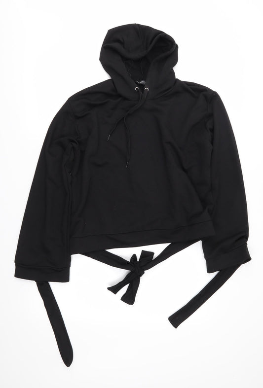 Womens UK Size 14 Look of the Day Black Pullover Hoodie