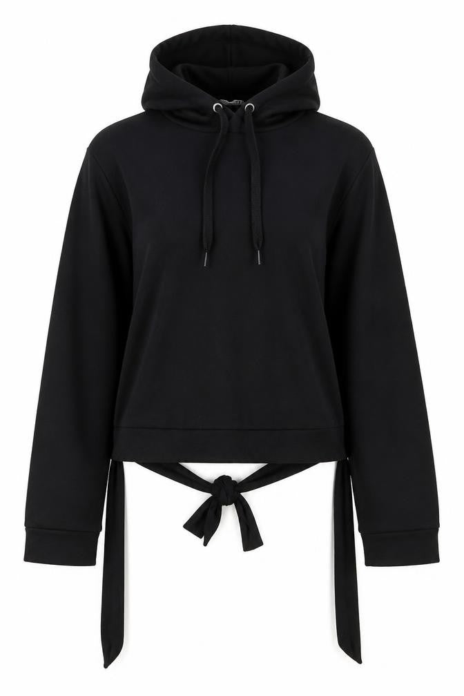 Womens UK Size 14 Look of the Day Black Pullover Hoodie