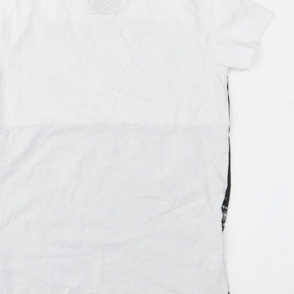 Matalan Boys White  Jersey Basic T-Shirt Size 10 Years
