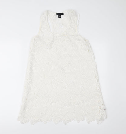 Atmosphere Womens Ivory  Lace Shift  Size M