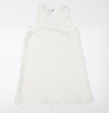 Atmosphere Womens Ivory  Lace Shift  Size M