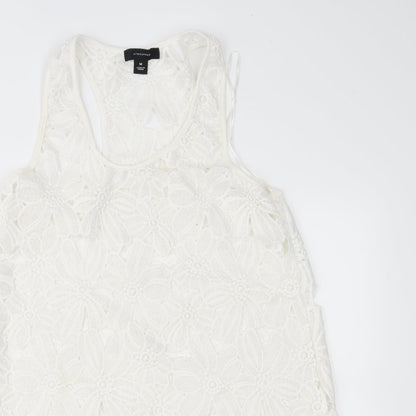 Atmosphere Womens Ivory  Lace Shift  Size M