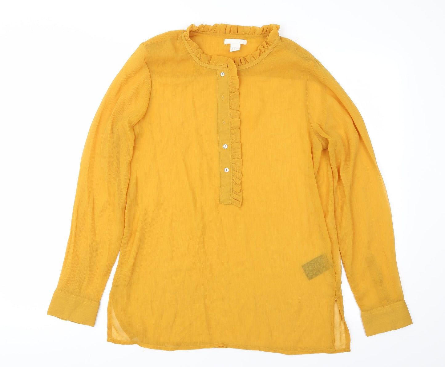 Womens UK Size 10 H&M Orange Basic Blouse