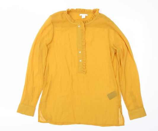 Womens UK Size 10 H&M Orange Basic Blouse
