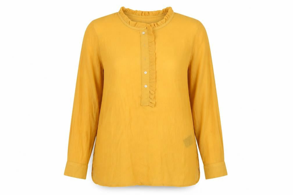 Womens UK Size 10 H&M Orange Basic Blouse