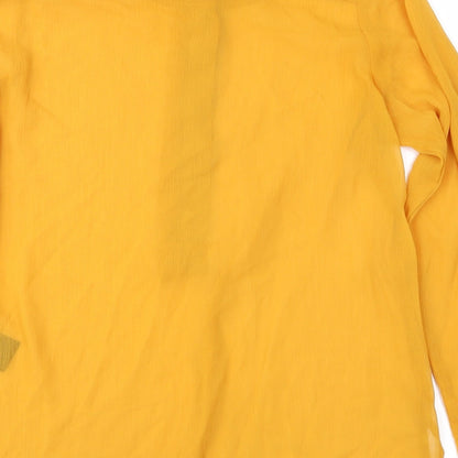 Womens UK Size 10 H&M Orange Basic Blouse