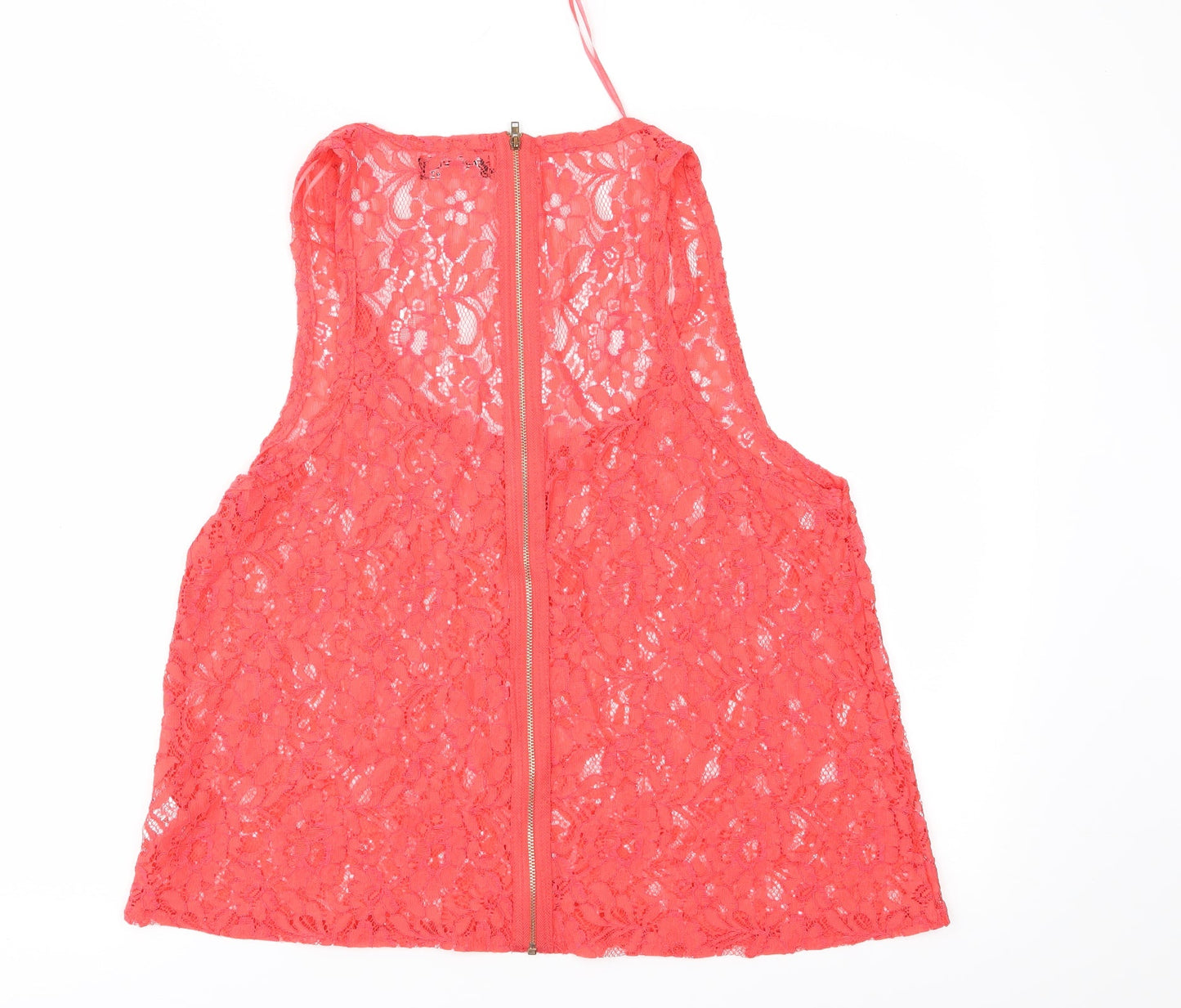 Womens UK Size 12 Select Red Basic Blouse