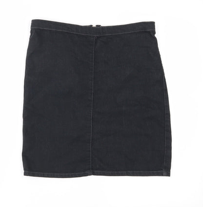 Womens UK Size 28 in Topshop Straight & Pencil Denim Skirt