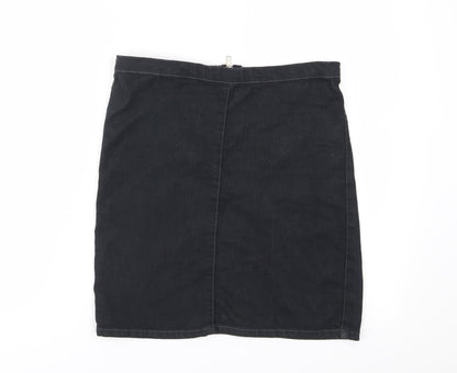 Womens UK Size 28 in Topshop Straight & Pencil Denim Skirt