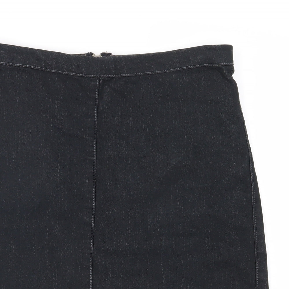 Womens UK Size 28 in Topshop Straight & Pencil Denim Skirt