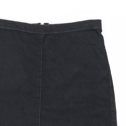 Womens UK Size 28 in Topshop Straight & Pencil Denim Skirt
