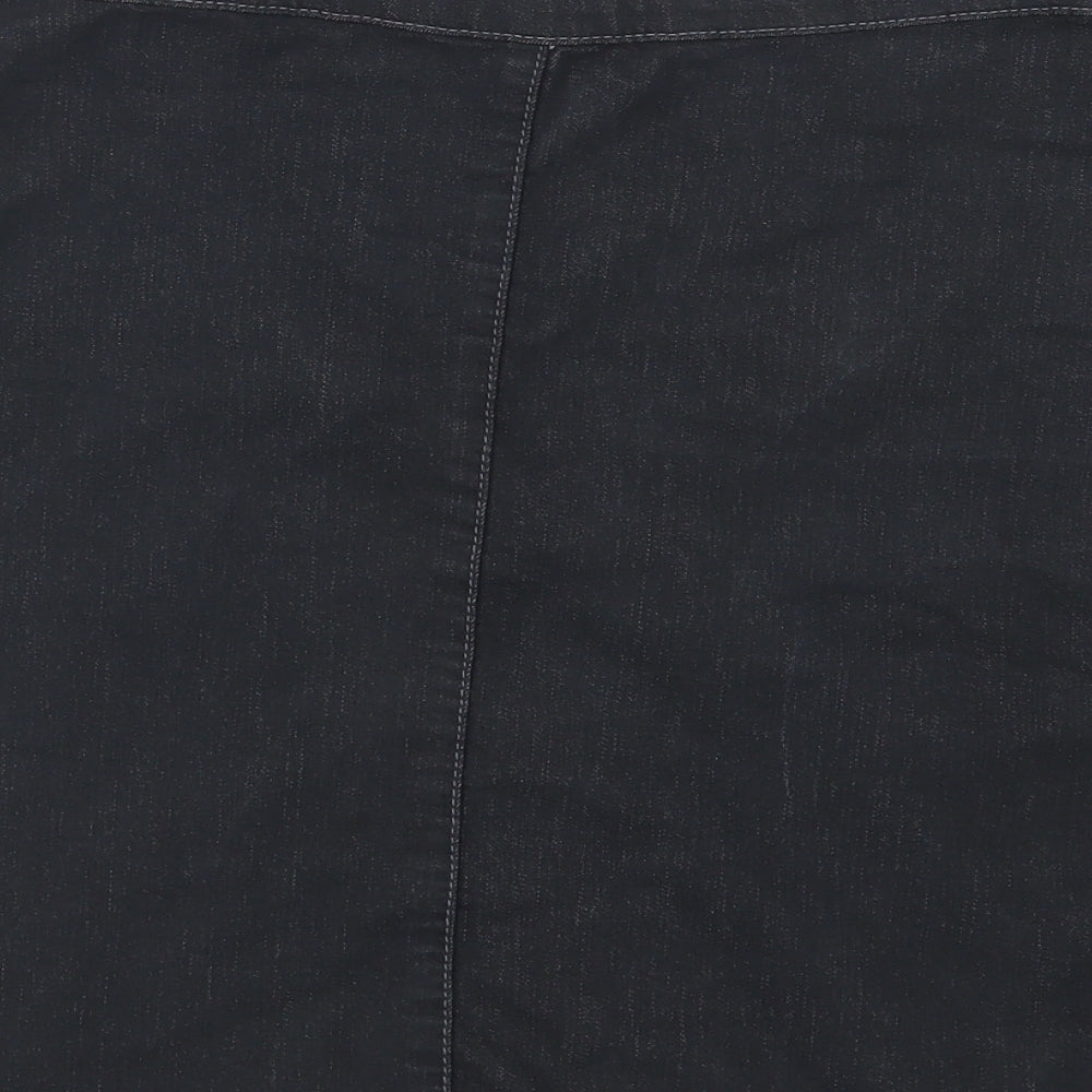 Womens UK Size 28 in Topshop Straight & Pencil Denim Skirt