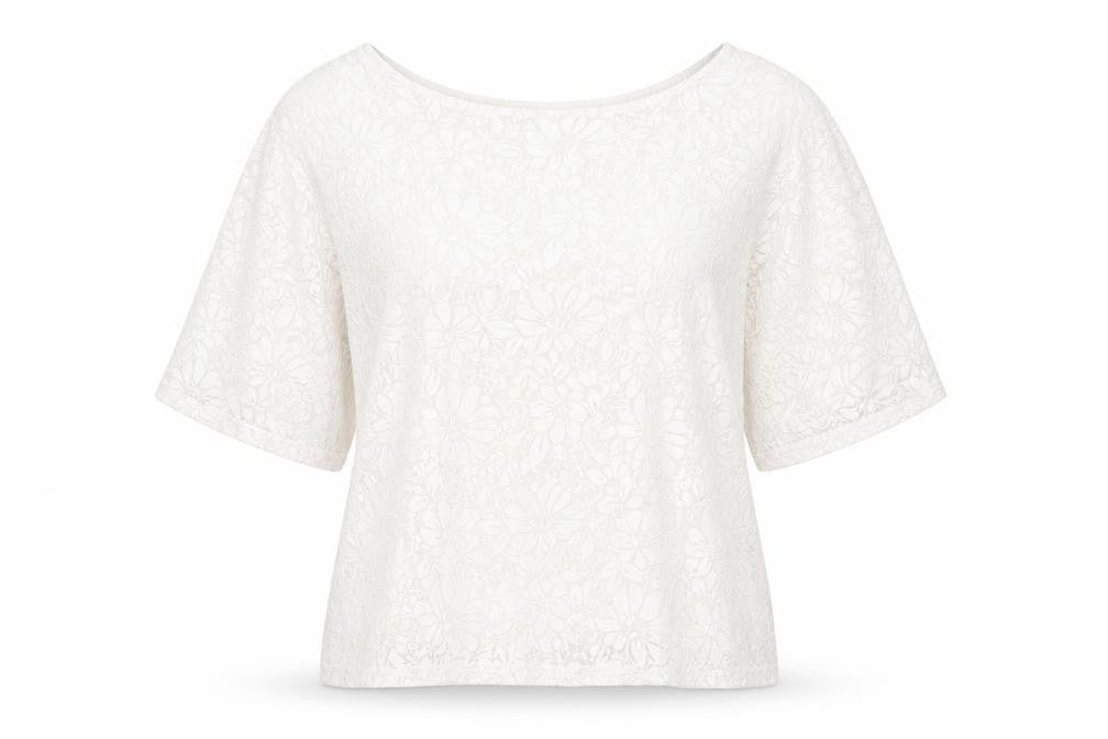 Womens UK Size 14 New Look Ivory Basic Blouse