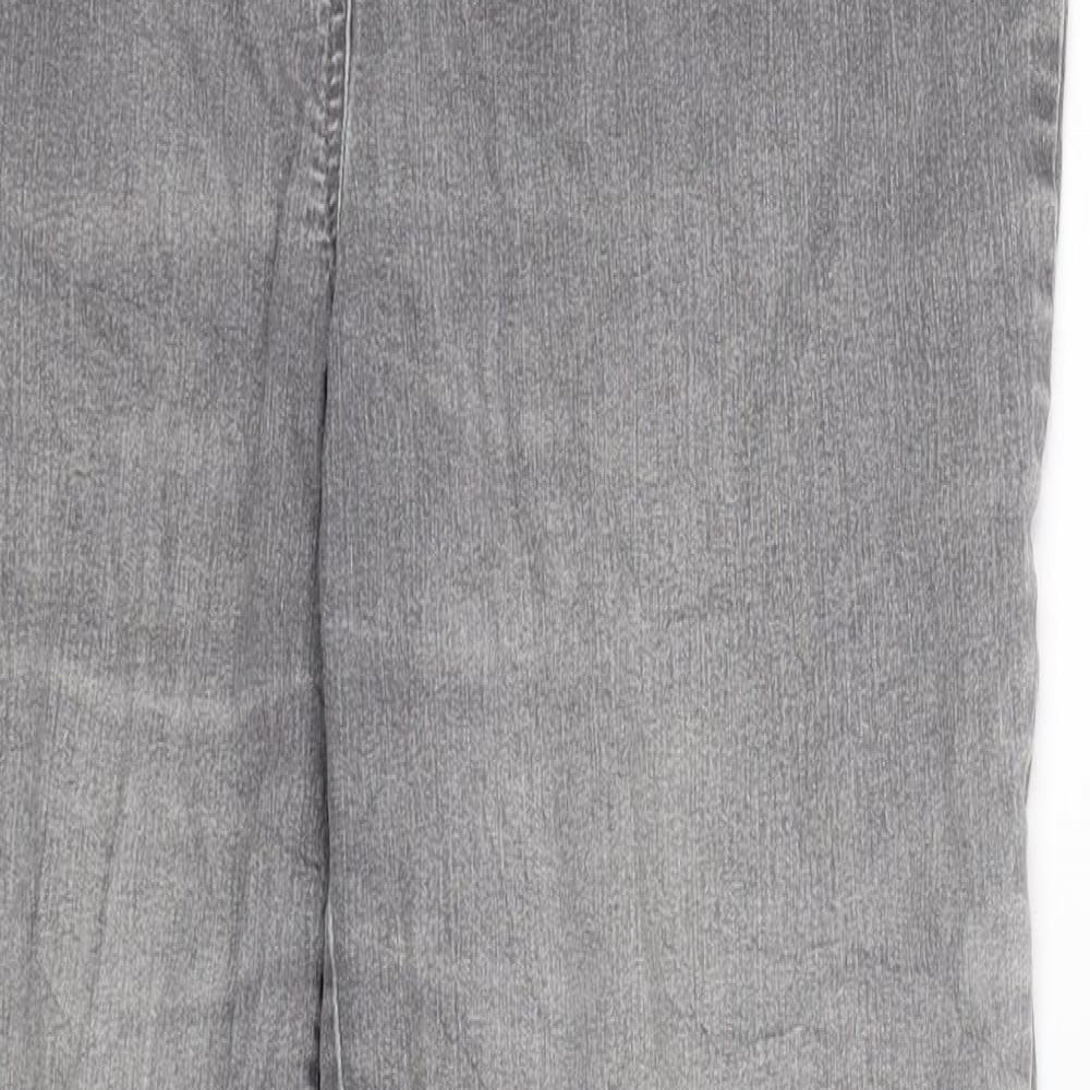 Maine Womens Grey  Denim Jegging Jeans Size 12 L29 in