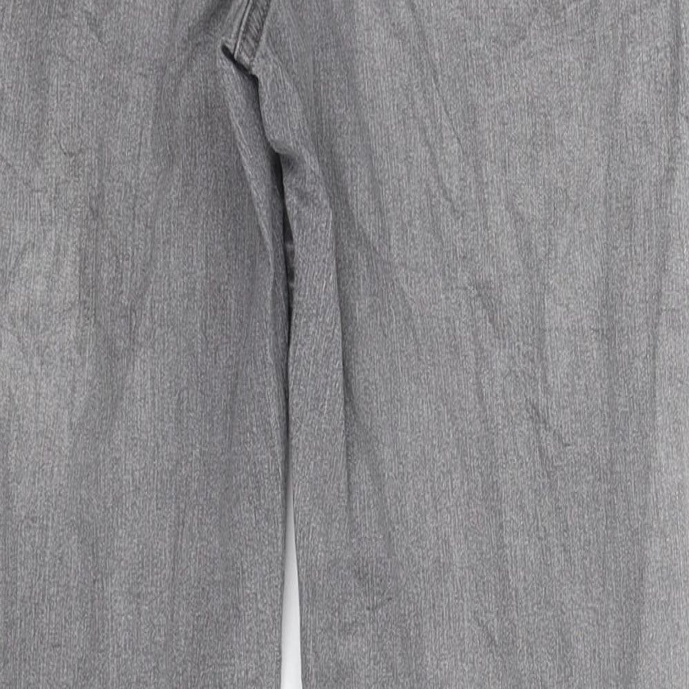 Maine Womens Grey  Denim Jegging Jeans Size 12 L29 in