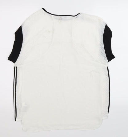 Womens UK Size 12 NEXT White Basic T-Shirt
