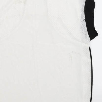 Womens UK Size 12 NEXT White Basic T-Shirt