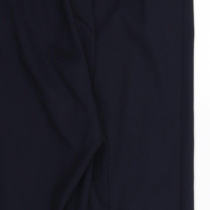 Womens UK Size 16 BM Regular Fit  Blue Trousers