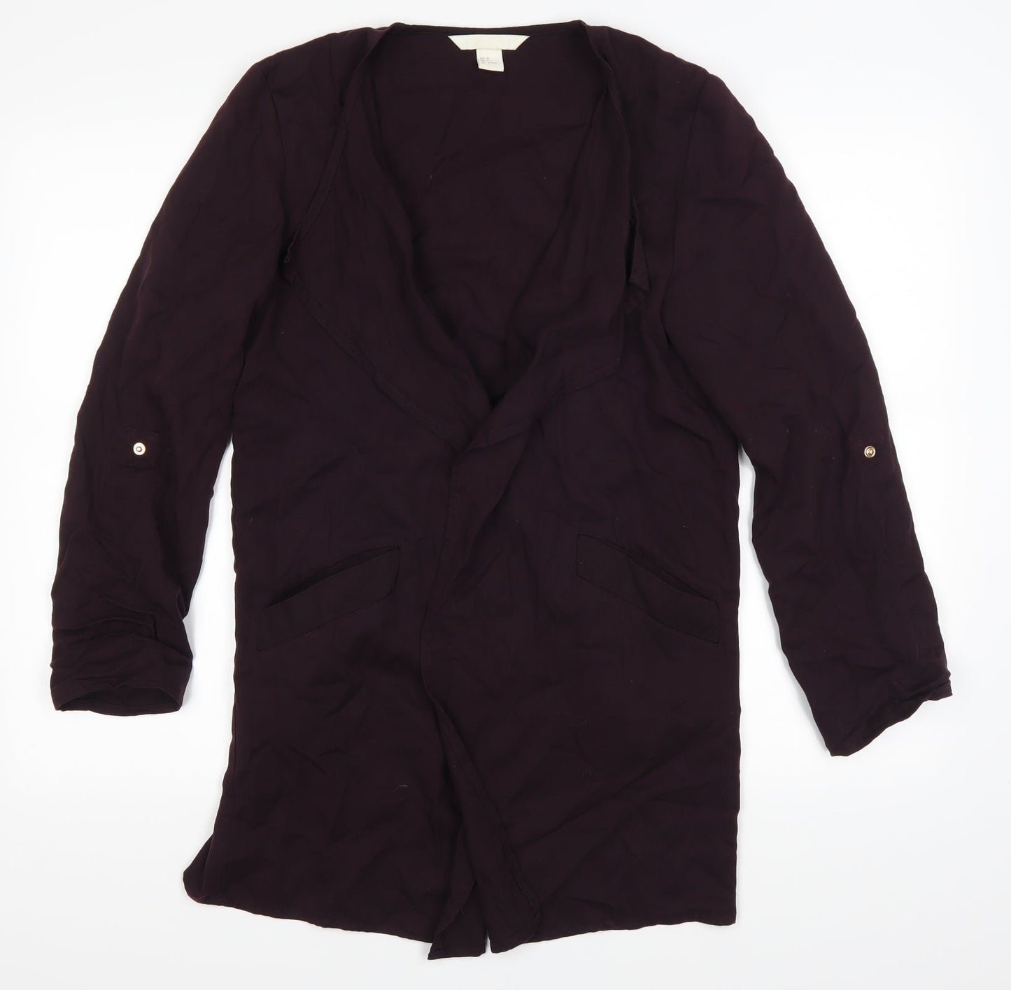 Womens UK Size 34 H&M Purple Jacket
