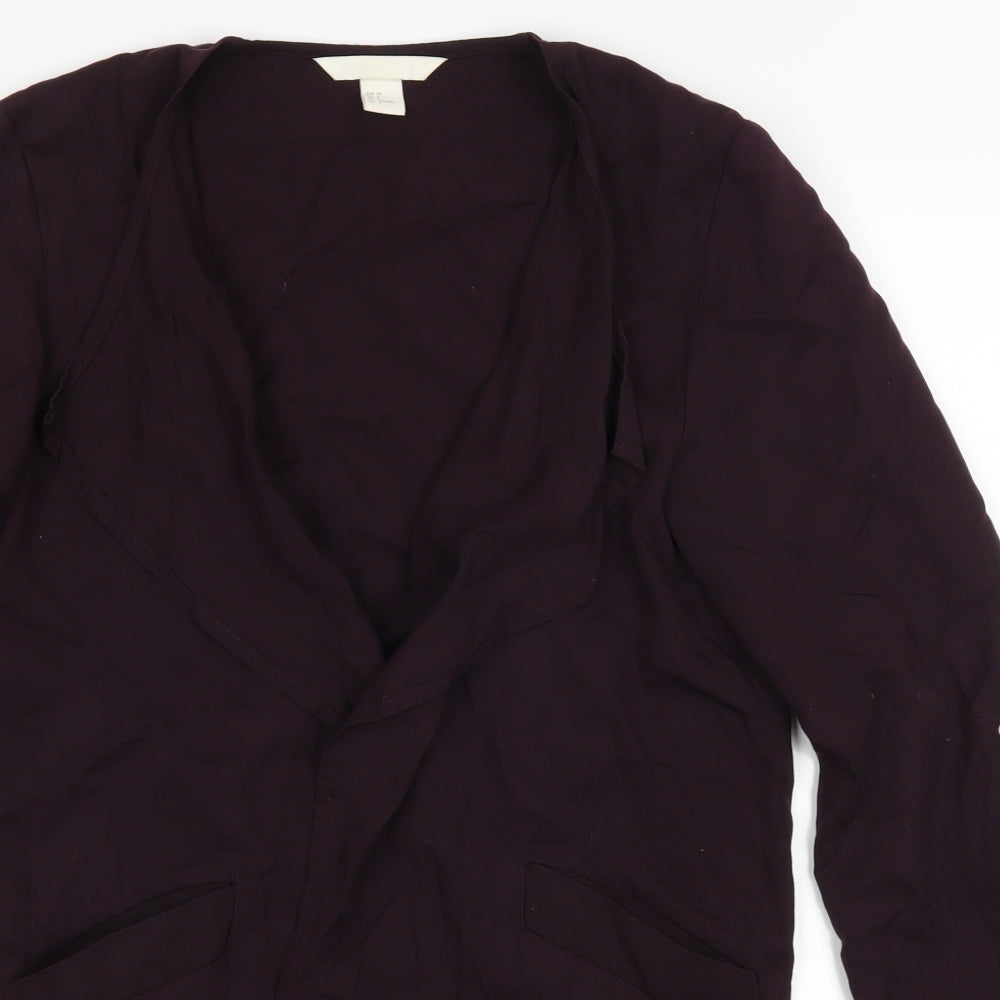 Womens UK Size 34 H&M Purple Jacket