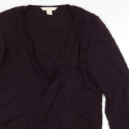Womens UK Size 34 H&M Purple Jacket