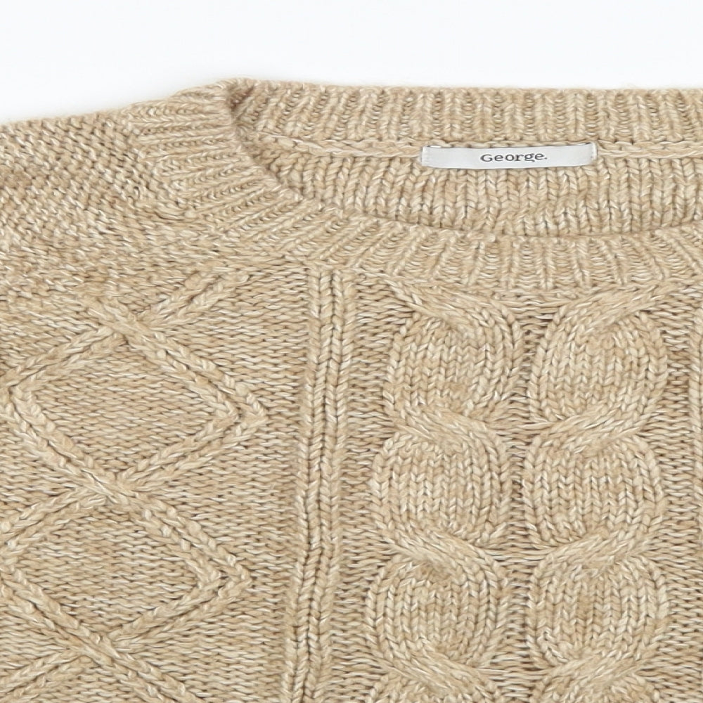 George Womens Brown   Pullover Jumper Size 12